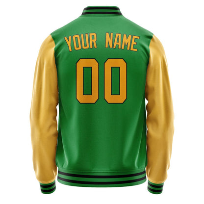 Custom Emerald Green Yellow Jacket JA2424192417B31719