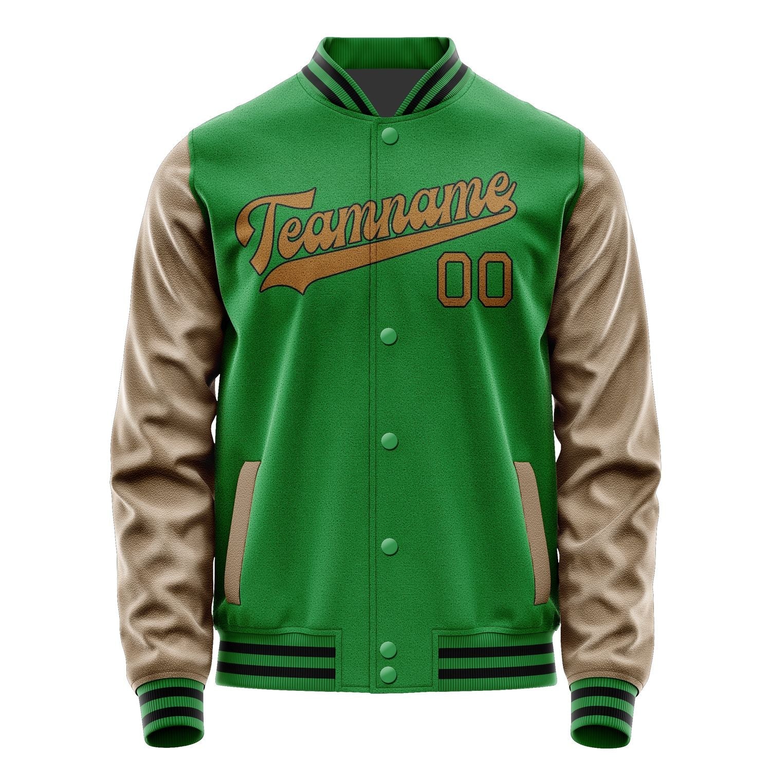 Custom Emerald Green Khaki Jacket JA2424222417B31722