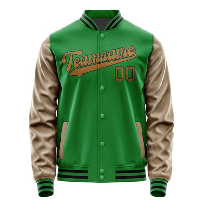 Custom Emerald Green Khaki Jacket JA2424222417B31722