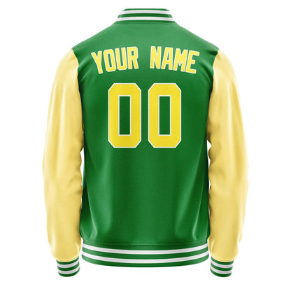 Custom Emerald Green Light Yellow Jacket JA2424262418B31826