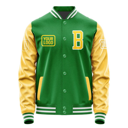 Custom Emerald Green Gold Jacket JA242430241818303018
