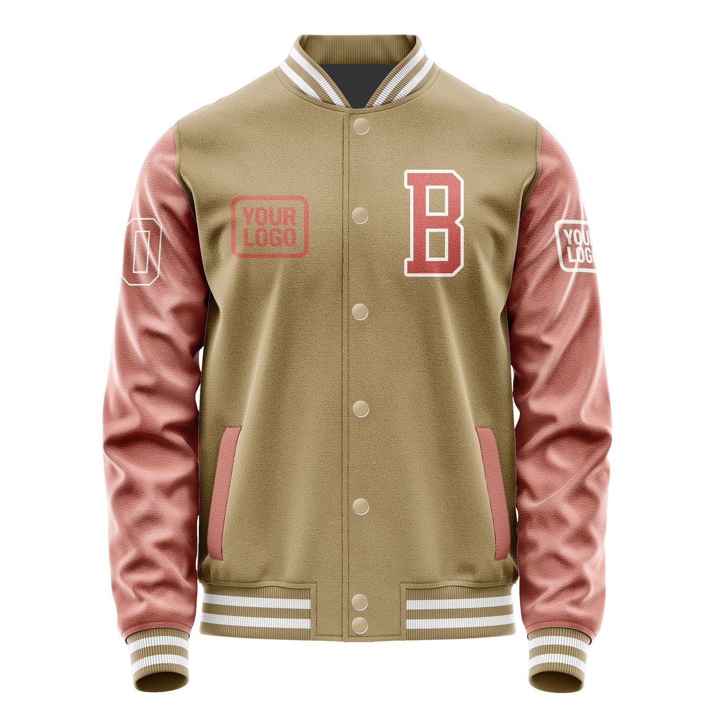 Custom Light Khaki Copper Rose Jacket JA252529251818292918