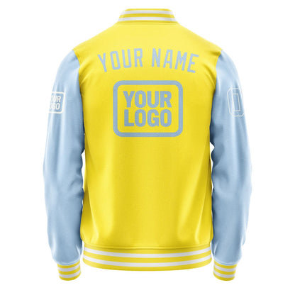 Custom Light Yellow Light Blue Jacket JA262608261818080818