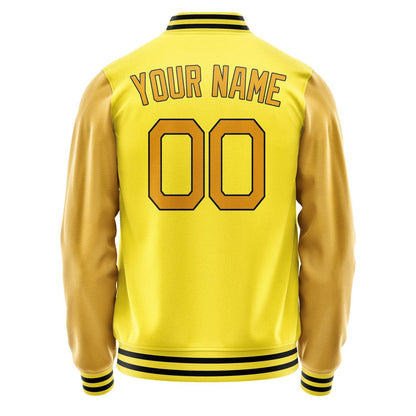 Custom Light Yellow Yellow Jacket JA2626192617B21719