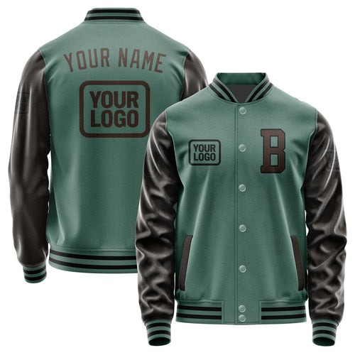 Custom Blue Green Brown Jacket JA272701271717010117