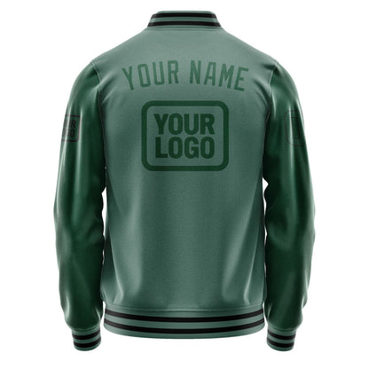Custom Blue Green Green Jacket JA272705271717050517