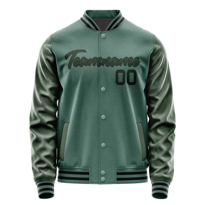 Custom Blue Green Dark Green Jacket JA2727062717B21706