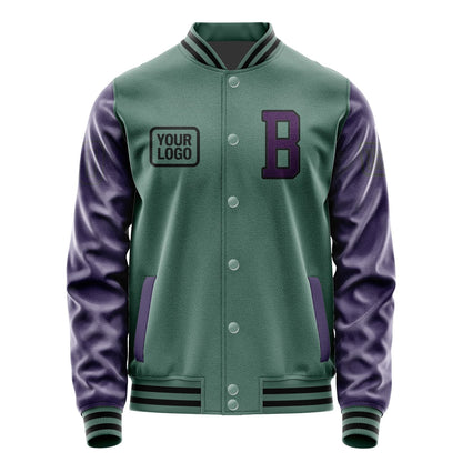 Custom Blue Green Purple Jacket JA272707271717070717