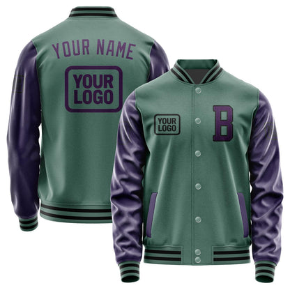 Custom Blue Green Purple Jacket JA272707271717070717