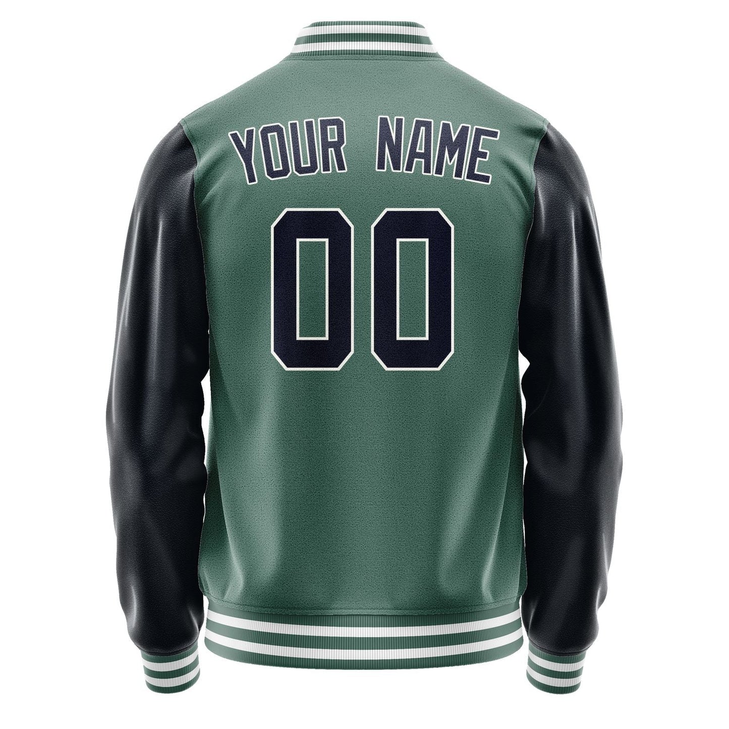 Custom Blue Green Navy Jacket JA2727112718B31811