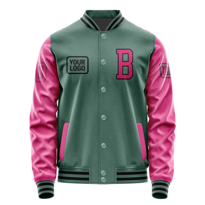 Custom Blue Green Pink Jacket JA272713271717131317