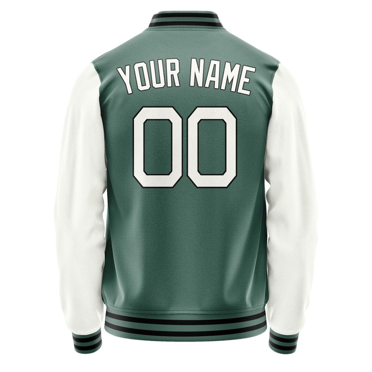 Custom Blue Green White Jacket JA2727182717B21718