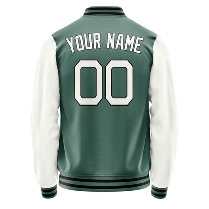 Custom Blue Green White Jacket JA2727182717B21718