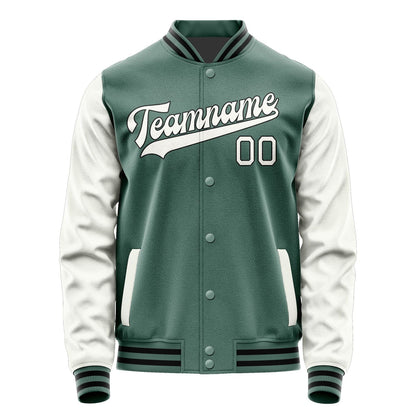 Custom Blue Green White Jacket JA2727182717B31718