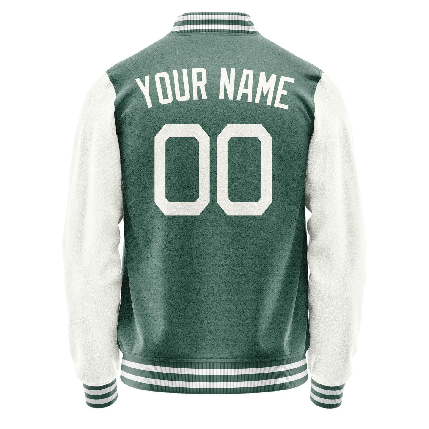Custom Blue Green White Jacket JA2727182718B21818