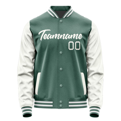 Custom Blue Green White Jacket JA2727182718B21818