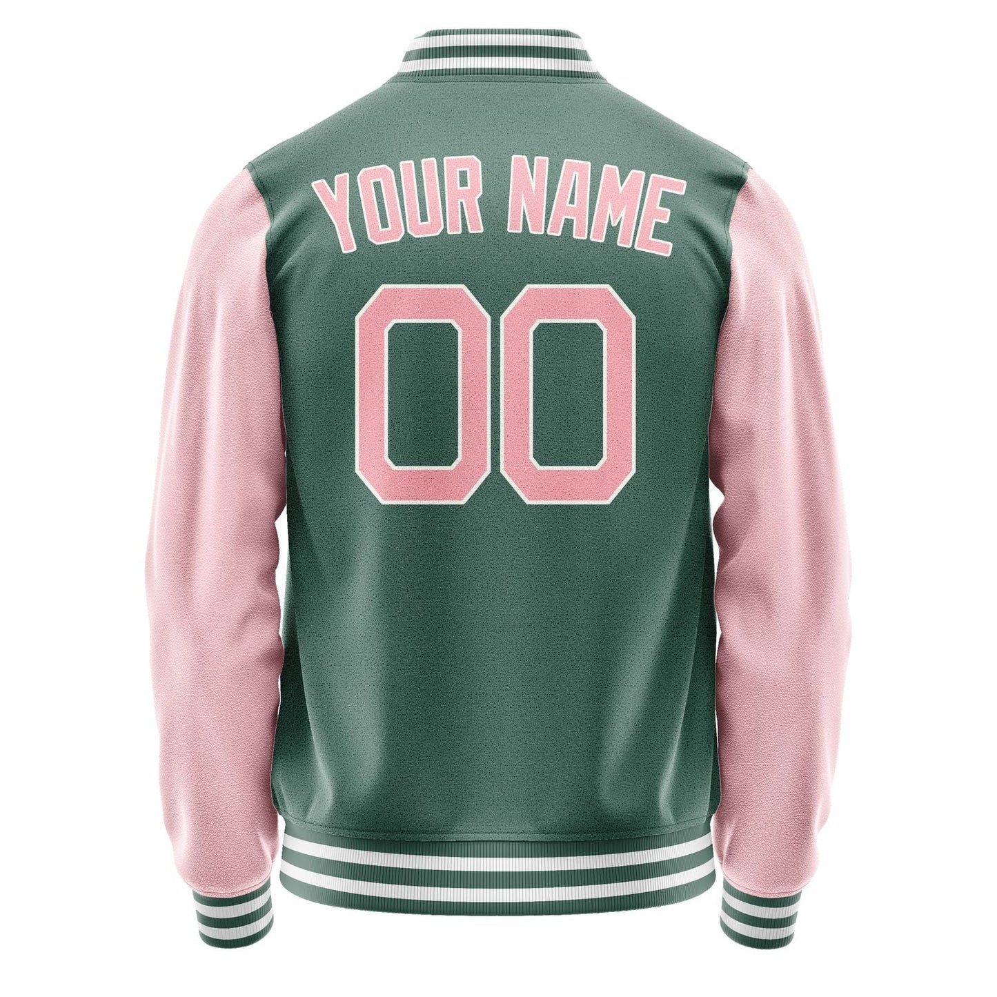 Custom Blue Green Light Pink Jacket JA2727212718B21821