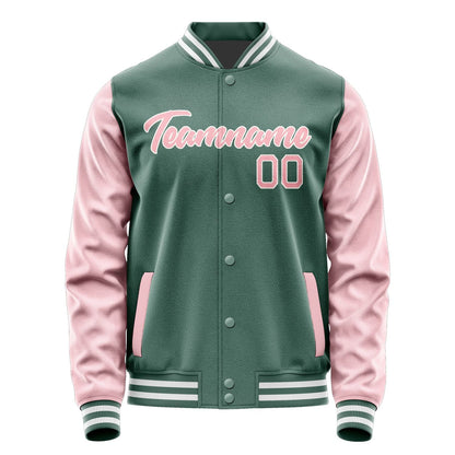 Custom Blue Green Light Pink Jacket JA2727212718B21821