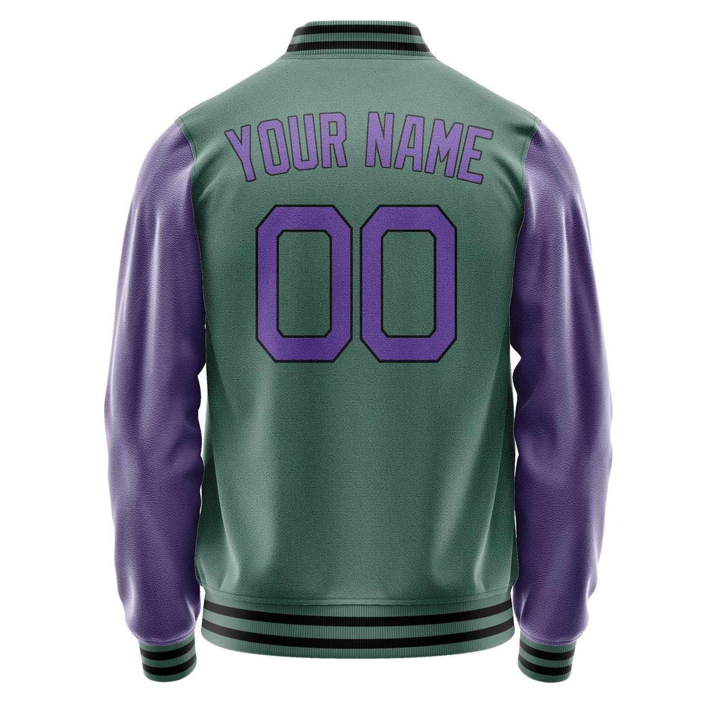 Custom Blue Green Light Purple Jacket JA2727232717B21723