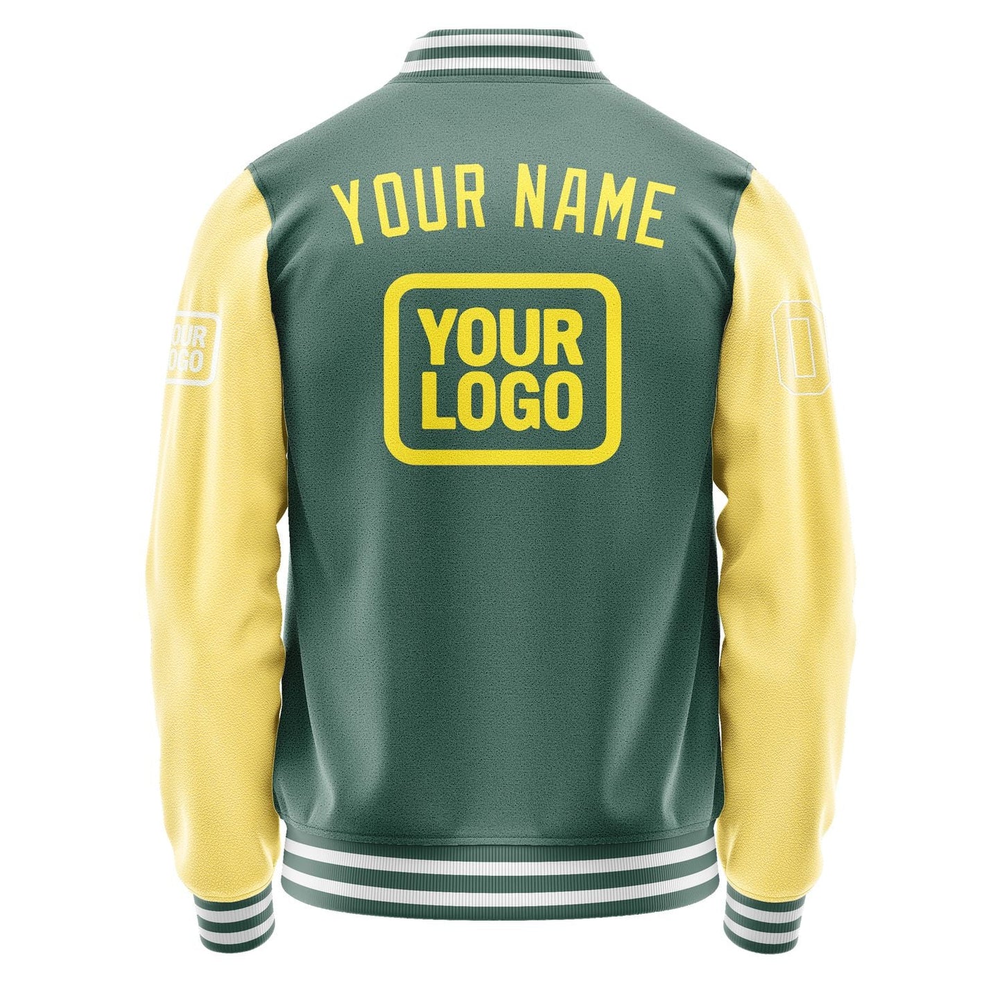 Custom Blue Green Light Yellow Jacket JA272726271818262618