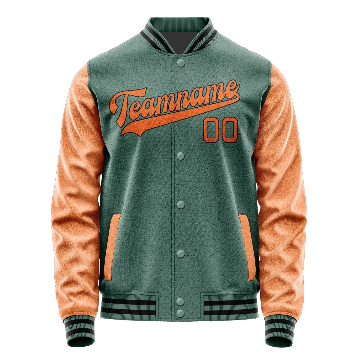 Custom Blue Green Orange Jacket JA2727282717B31728