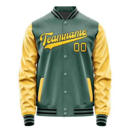 Custom Blue Green Gold Jacket JA2727302717B31730