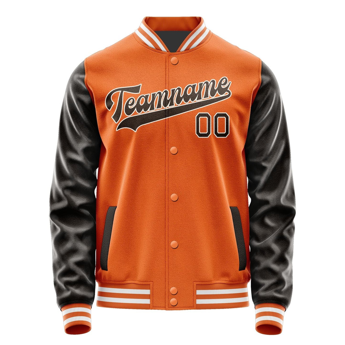 Custom Orange Brown Jacket JA2828012818B31801