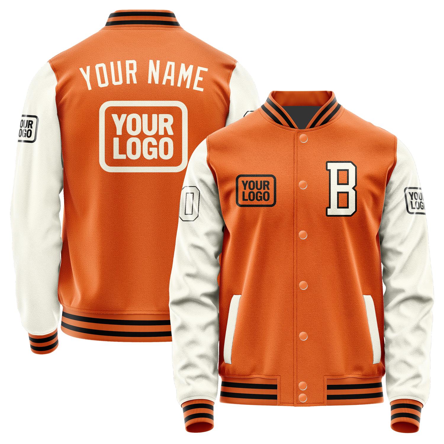 Custom Orange Cream Jacket JA282803281717030317