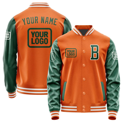 Custom Orange Green Jacket JA282805281818050518