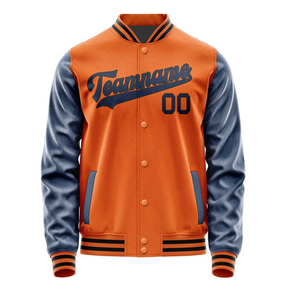 Custom Orange Blue Jacket JA2828102817B31710