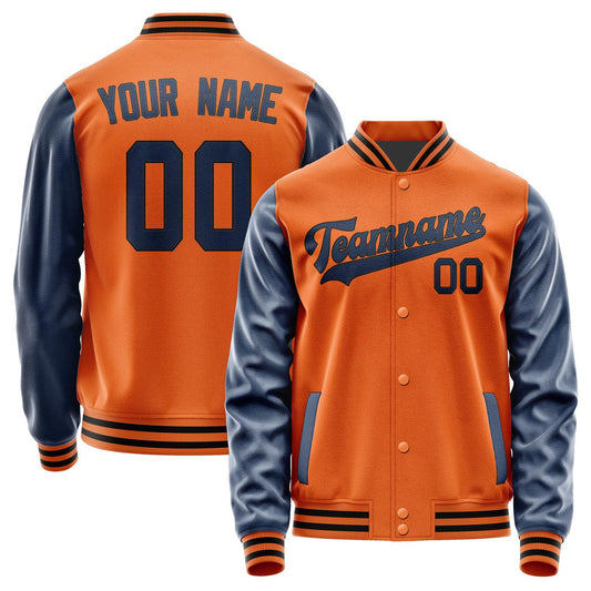 Custom Orange Blue Jacket JA2828102817B31710