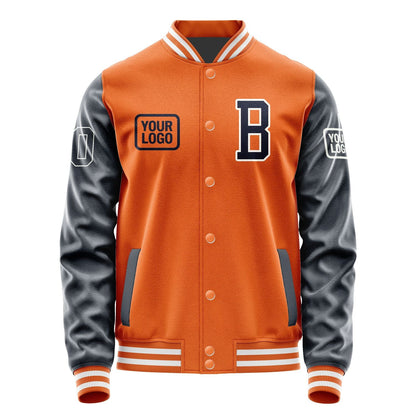 Custom Orange Navy Jacket JA282811281818111118