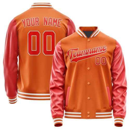 Custom Orange Orange Red Jacket JA2828122818B31812