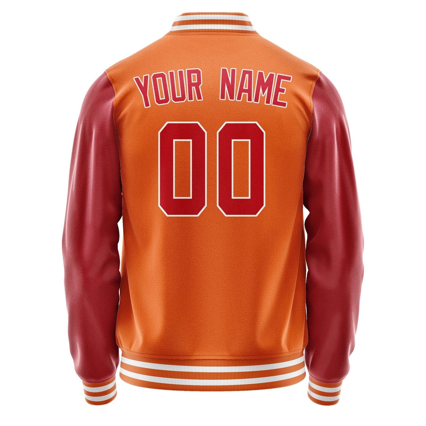 Custom Orange Red Jacket JA2828142818B31814
