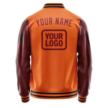 Custom Orange Crimson Red Jacket JA282815281717151517