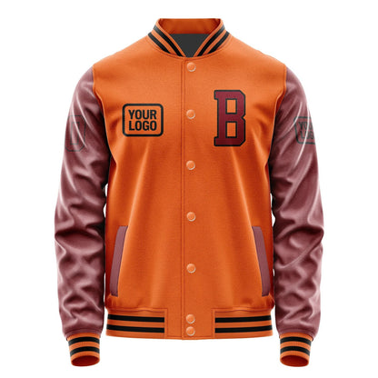 Custom Orange Crimson Red Jacket JA282815281717151517