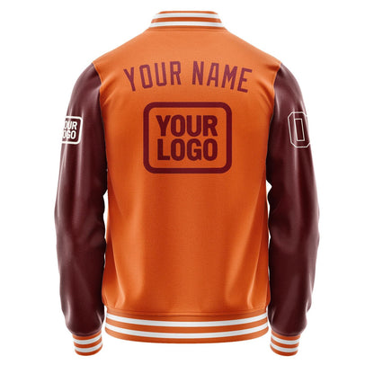 Custom Orange Crimson Red Jacket JA282815281818151518