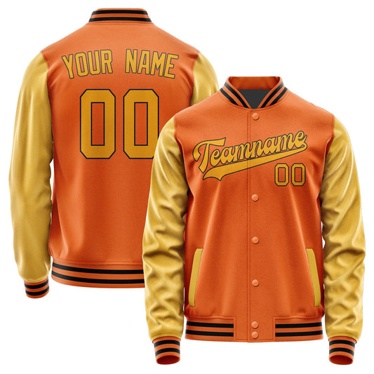 Custom Orange Yellow Jacket JA2828192817B31719