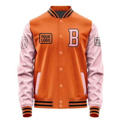 Custom Orange Light Pink Jacket JA282821281717212117