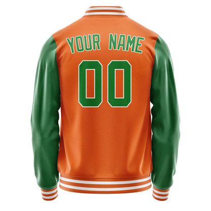Custom Orange Emerald Green Jacket JA2828242818B31824