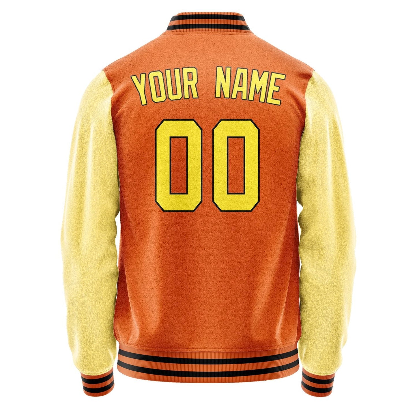 Custom Orange Light Yellow Jacket JA2828262817B31726