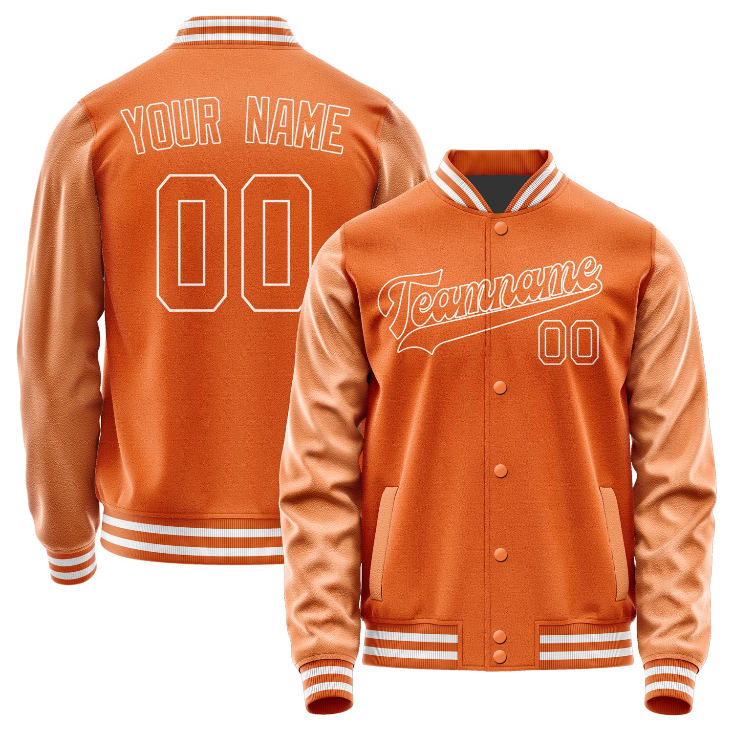 Custom Orange Orange Jacket JA2828282818B31828