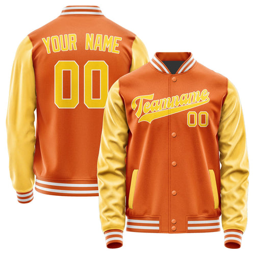 Custom Orange Gold Jacket JA2828302818B31830