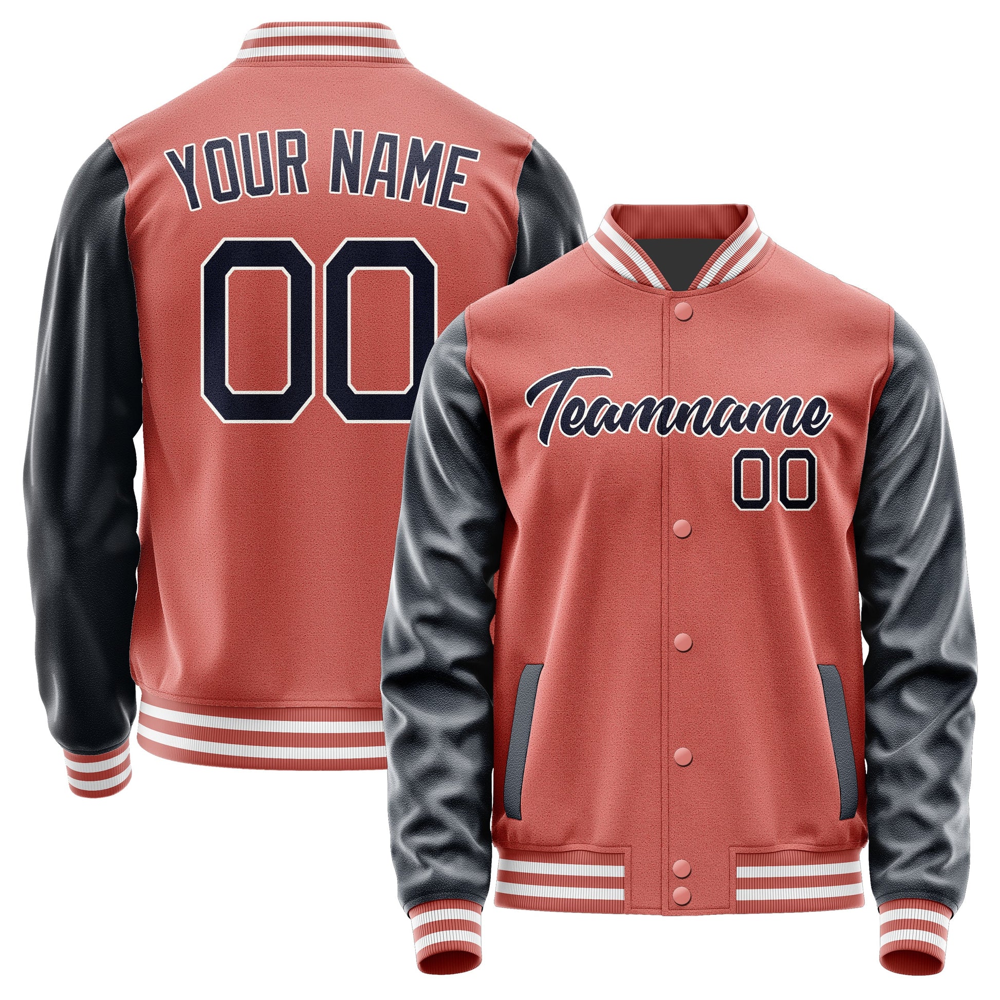 Custom Copper Rose Navy Jacket JA2929112918B21811