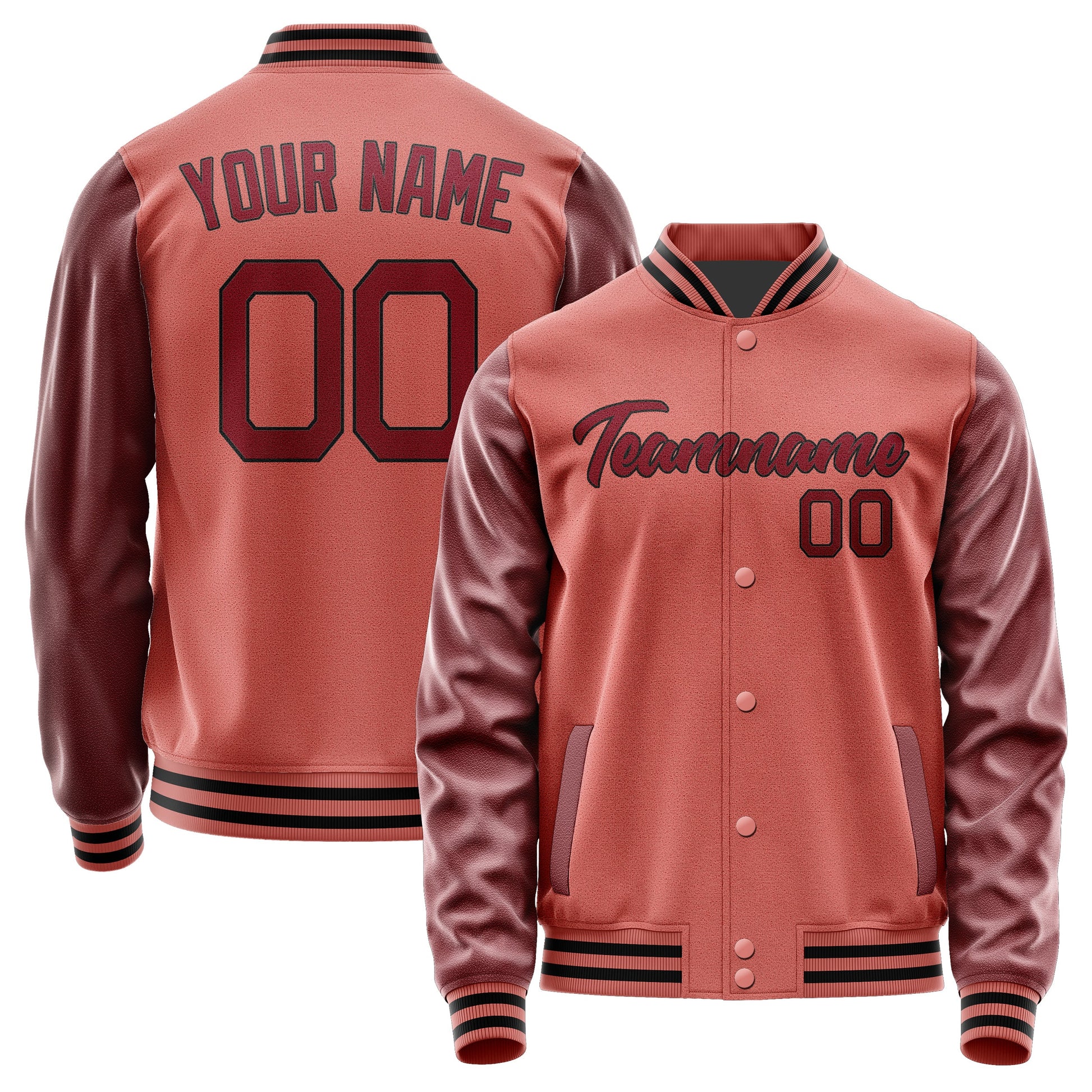 Custom Copper Rose Crimson Red Jacket JA2929152917B21715