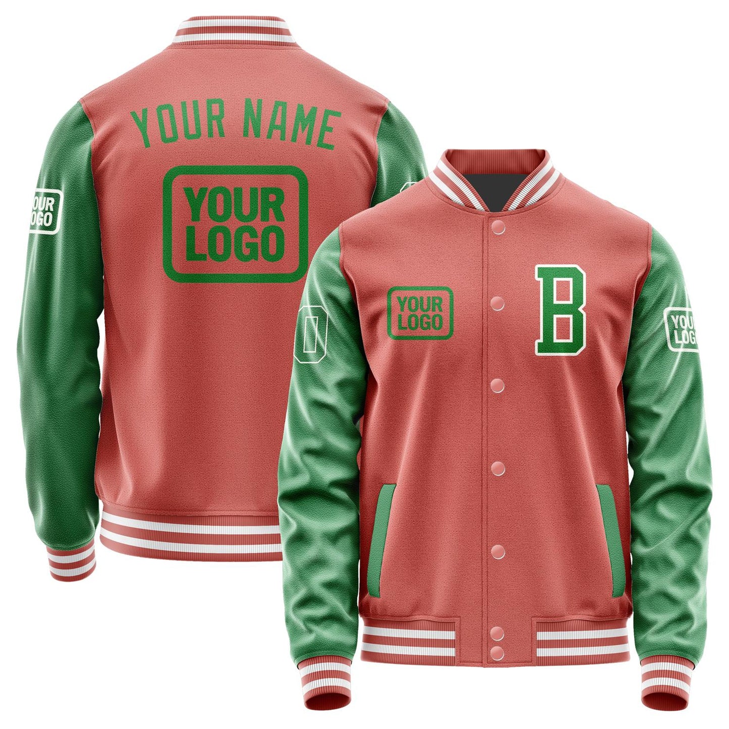 Custom Copper Rose Emerald Green Jacket JA292924291818242418