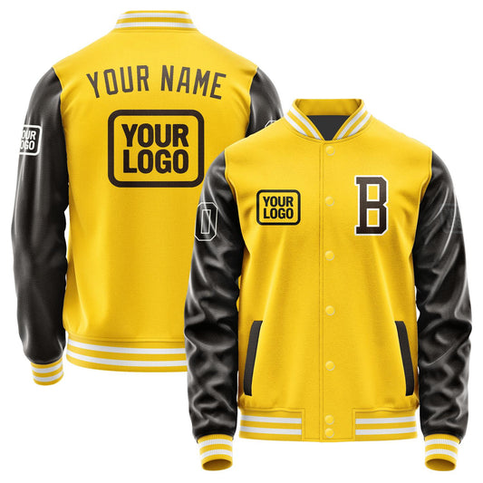 Custom Gold Brown Jacket JA303001301818010118