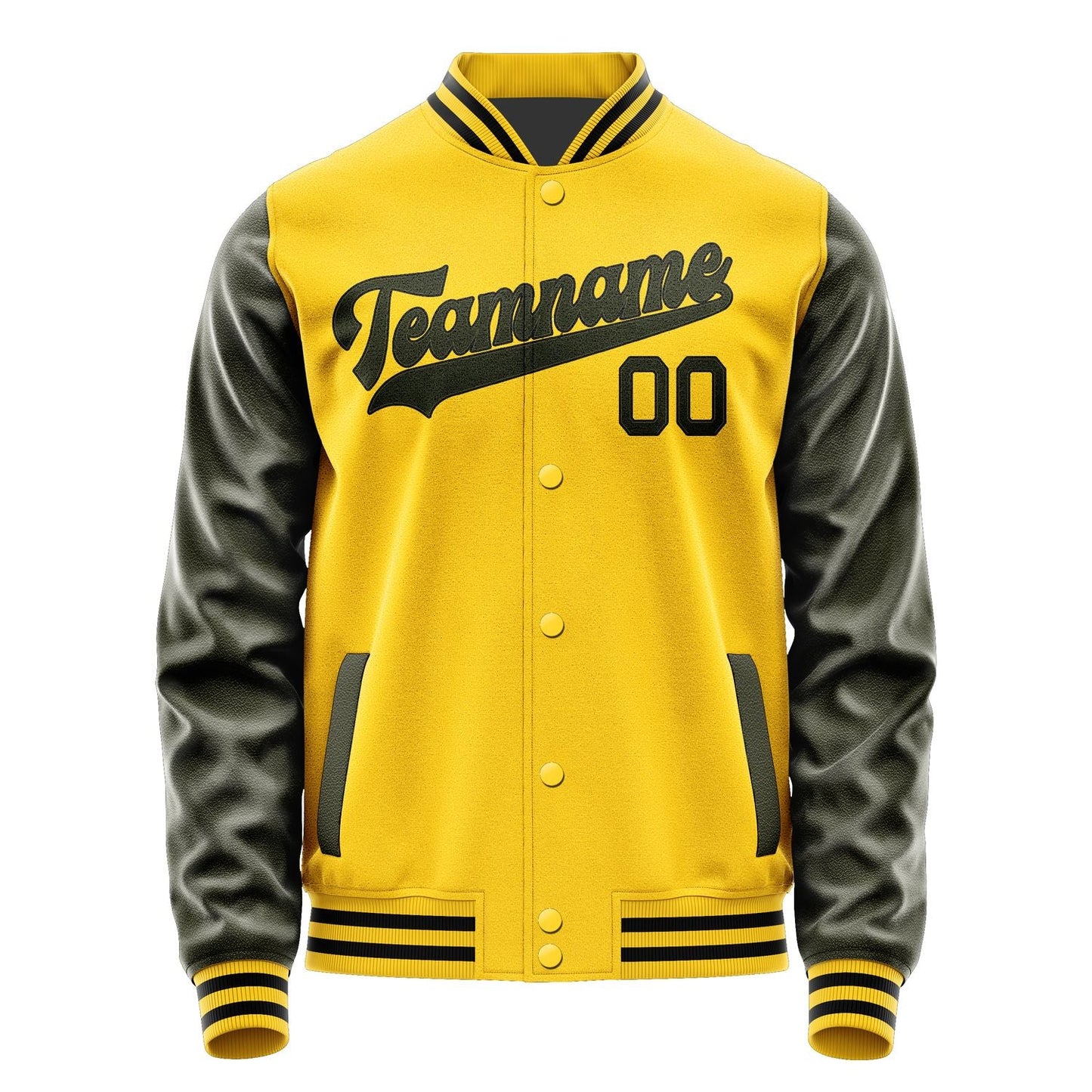 Custom Gold Olive Jacket JA3030023017B31702