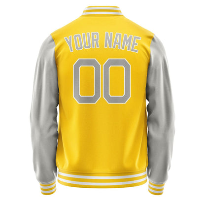 Custom Gold Gray Jacket JA3030043017B21704