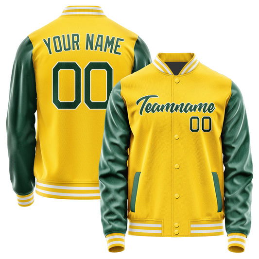 Custom Gold Green Jacket JA3030053018B21805